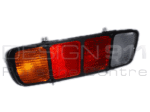 Indicator unit rear. Porsche 928 - 6610-01, 6610-02, 92863193102, 92863193202