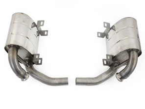 Exhaust Muffler / Silencer Sports SUPREMACY. DesignTek for Porsche 996 - 99611112257, 99611113254, 99611198404, 99611113274, 99611113275, 99611113270, 99611198405, 99611113168, 99611198504, 99611113174, 99611113175, 99611113170, 99611198505, 99611112157, 99611113154