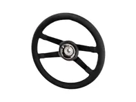 Padded leather steering wheel 380mm Carrera RS style. Porsche 911 1965 - 1973 - 91134708400