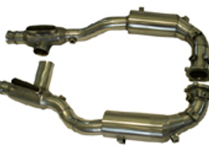 Exhaust Catalytic Converter Bypass Pipes. Porsche 993 Turbo