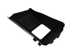 Front bumper radiator support air duct. Porsche 9J1 Taycan - 9J1121706AOK1, 9J11217065AOK1