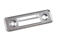 Radio cover, chromed, for Blaupunkt Frankfurt. Porsche 356 / 911 /914 - 8101850500