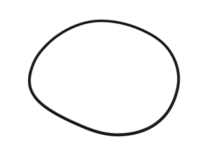 Engine cylinder cover base gasket. Porsche 996 Turbo / 997 Turbo / GT3 - 99970739440, 845.630