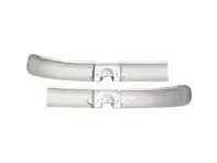 Rear bumper (non welded) with exhaust cutouts. Porsche 356A T2 1957-59 - 64450502101 - PP126T2, P126T2
