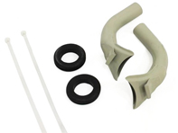 Rear defrost vent, Left & Right. Porsche 911/912 (1965-68) - 90157204122, 90157204222, 99970204050 - PP221D