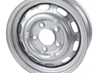 15' 6inch ET36 Steel Wheel with Silver / Grey Finish - 90136101506 - 1660000100