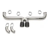Exhaust Catback Competition Race X-Pipe. Porsche 991 GT3 / GT3 RS 2014-2016 - FS.POR.991GT3.CRX, FS.POR.991GT3.CRX.BR, FS.POR.991GT3.CRX.CF