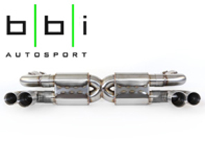 BBi Autosport exhaust system. Porsche 996 GT2