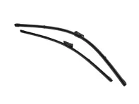 Front windscreen wiper blade set, for Right-hand Drive (RHD) cars. Porsche 9J1 / 9J1.2 Taycan 2020>> - 9J1955425AY, 9J1955425CY, 9J1955425EY