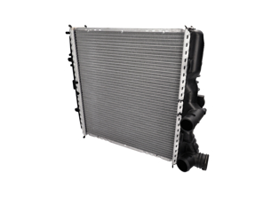 Radiator for water coolant fluid. Porsche Boxster 987 / Cayman 987C / 997 (OE Part No. 99710613102 / 99710613202) - 8MK376730581, 8MK 376 730-581, 8MK376733671, 8MK 376 733-671, 99710613102, 99710613202, 58485, 58486