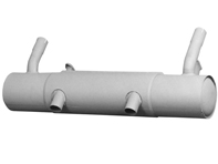 Exhaust muffler / silencer rear box. Porsche 356A - 61611101000, 61611101001, 92.321, 92321, 1620600700 - 92.321, 1620600700