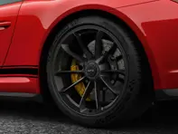 20' 991.2 GT3  in Black  (satin-gloss) Alloy Wheels Original Porsche - 99104460310