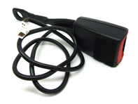 Seat belt buckle, Front Driver's side. Porsche 986 Boxster >>2001 / 996 >>2001 - 9648031830170B, 96480318301, 00004320724
