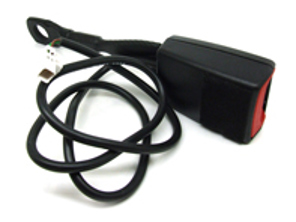 Seat belt buckle, Front Driver's side. Porsche 986 Boxster >>2001 / 996 >>2001 - 9648031830170B, 96480318301, 00004320724