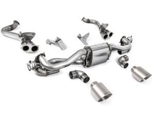 Milltek GPF Bypass Sports Exhaust With Titanium GT-115 Trims. Porsche 718 Cayman GT4 / Boxster GTS 4.0L - 982251053E, 982251053K, 982251053F, 982251053H, 982251053D, 982251053G, 982254351B, 982254351L, 982254351AA, 982254351P, 982254351R, 982254350B, 982254350L, 982254350AA, 982254350P, 982254350R - SSXPO164