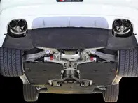 AWE Track edition exhaust system with Silver tips for Porsche 970 Panamera Turbo - 3010-42022, 3010