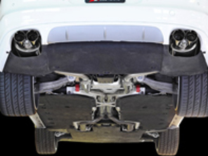 AWE Track edition exhaust system with Silver tips for Porsche 970 Panamera Turbo - 3010-42022, 3010