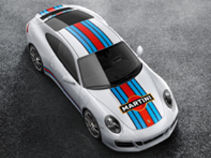 Martini Racing Design motor sports decorative sticker set. Porsche 991 - 99104480185, 99104480186