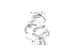 Spring Hose Clamp for Air Control Box. Porsche 911 / 912 / 930