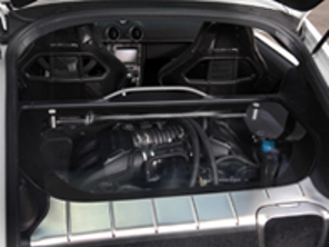 Plexiglass Clear Engine Cover. Porsche 987C Cayman DelaVilla