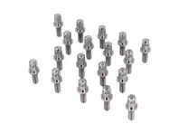Exhaust manifold Titanium bolt set M8x21 for Porsche 986 / 996 / 987.1 / 987.2 / 997.2 / 981 / 991 / GT4 - 99907353501, 99907347101, 99907353502