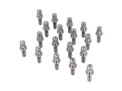 Exhaust manifold Titanium bolt set M8x21 for Porsche 986 / 996 / 987.1 / 987.2 / 997.2 / 981 / 991 / GT4 - 99907353501, 99907347101, 99907353502