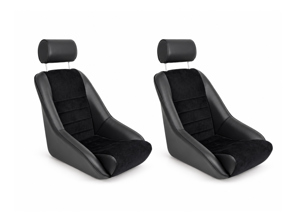 Nürburgring Bucket Seats (38.5cm), Leatherette /  Corduroy, SET OF 2. Porsche 356 / 911 / 912 / 964 1950–94