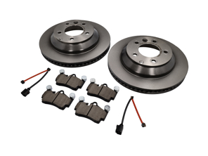 Rear brake pads and brake disc package. Porsche Cayenne 957 3.6ltr / Diesel - 95535240131, 95535293906, 95561236532