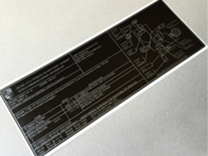 Emission sticker for engine lid. Porsche 911 TURBO (1979) USA/CAN - 93000653705