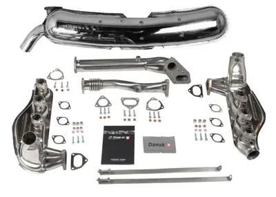 Exhaust kit for Porsche 911 3.2L Rear box 1IN - 1OUT, Outer diameter 84mm. - 1623104000, 91.104S, 91133091104S, 1620400800, 1620200600, 92.300S, 91122092300S, 1620606400, 92.502S, 91122092502S, 1621701710, 91.104KIT, 91104KIT, 1621700310, 92.100KIT, 92100KIT, 1621401980, 1621401970, 1621101200, 91111119101, 91111119102, 1625000300, 90007428202, 1625001100, 90091009702, 9009100970C, 93011116905, 92.104S