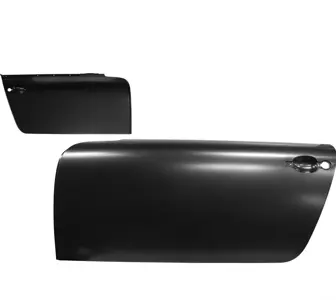 Door skin complete, Outer. Porsche 911 63-89 / 964 / 993 - 6453120100GRV, 6453120200GRV, 91153120100, 91153120100GRV, 91153120200, 91153120200GRV - DAN53100522, DAN53100622, 1680900870, 1680900880