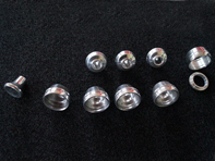 Aluminium switch pull buttons (Set of 5)  Porsche 911 1974-89 - 91161820020, 131
