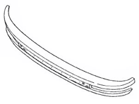 Front Bumper. Porsche 911 1974-81 for cars without headlamp washers - 91150501110