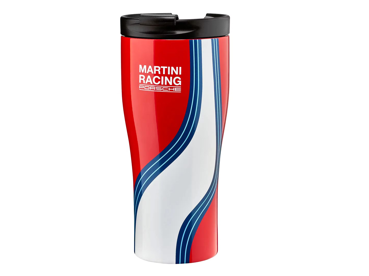 弁当箱・水筒 Porsche Martini Racing Thermo Bottle Original Porsche Martini Racing Thermos Mug : Amazon.de