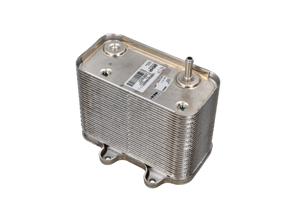 Radiator Oil cooler on engine. Porsche 997 3.8L - 99710702500, 997 107 025 00, 8MO376729621, 99710702502
