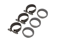 Exhaust O-Rings and clamps SET OF 6 for Exhaust system Porsche 964 - 96411124701, 96411124702, 96411124703, 96411133600, PCG11133600