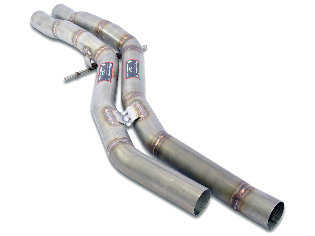 Supersprint 249513 Sports exhaust dual centre pipe for Porsche 9YA