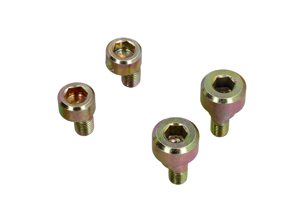 Rear trailing arm to spring plate eccentric bolts SET OF 4. Porsche 911 1974-89 - 90133313306, 90133313304, 90133313305