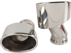 Exhaust tail pipes. Porsche 993 C2S / C4S - 93.303S, 93903S, 1620702310, 99311125151, 99311125156, 99311125152, 99311125251, 99311125257, 99311125252, 99311125256 - 93.303S, 1620702310