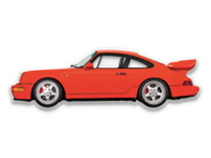 PORSCHE 964 3.8. Shaped Plexiglass