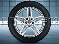 19' Cayenne Design II Alloy Wheels & Tyres Original Porsche - 95804460233, 95804460234, 95804460243, 95804460244