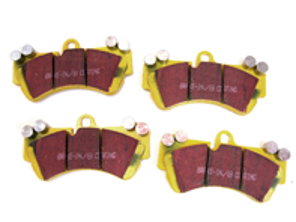 EBC YELLOW Brake Pads 'Fast Road' Front. Porsche 955 Cayenne / 957 Cayenne - 95535193902, 95535193903, 95535193904, 95535193905, 95535193906, 95535193907 - DP41521R