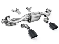 Milltek Sports Exhaust Rear Silencer Delete With Cerakote Black Trims. Porsche 718 Cayman GT4 / Boxster GTS 4.0L - 982251053E, 982251053K, 982251053F, 982251053H, 982251053D, 982251053G - SSXPO158