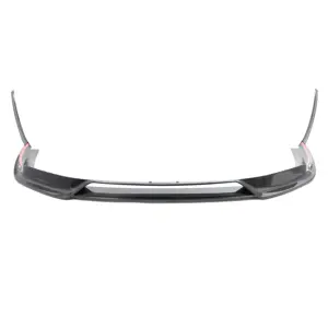 Rennline front bumper lip spoiler carbon fibre. Porsche 991.2 - 99150555704OK1, 99150555705OK1