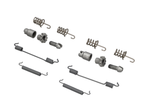 Handbrake Shoes Spring Kit. Porsche 971 Panamera / 976 Panamera / 9J1 Taycan - 971609715, 298609717, 298609723, 298609583