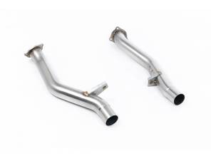 Milltek Sports Exhaust Secondary Catalyst Bypass Pipes. Porsche 958 Cayenne Turbo 4.8L V8 2010-14 - 95811302450, 95811302451, 958113024BX, 95811302452, 95811302453, 958113030X, 958113030BX, 95811302454, 958113030CX, 95811302350, 95811302351, 958113023CX, 95811302352, 95811302353, 958113029X, 958113029BX, 95811302354, 958113029CX - SSXPO182