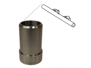 End bushing for torsion bar left or right. Porsche 911 63-89 - 1682400270, 591053, 1682400280, 591054, 1682000800 - 1682000800