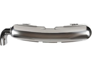 Exhaust muffler / silencer rear with 84mm outlet. Porsche 911 1983-89 - 92.512S, 92512S, 93011104300, 1620604900 - 1620604900
