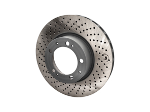 Brake disc rotor, Front. Porsche 964 TURBO 3.6L (OE No 96535104500 and 96535104600) - 205837C, 205838C, 96535104500, 96535104600