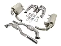 Sports Exhaust, Headers & Replacement Catalytic Converter Package Porsche 996 C2 / C4 / C4S - 99611112257, 99611113254, 99611198404, 99611113274, 99611113275, 99611113270, 99611198405, 99611113168, 99611198504, 99611113174, 99611113175, 99611113170, 99611198505, 99611112157, 99611113154